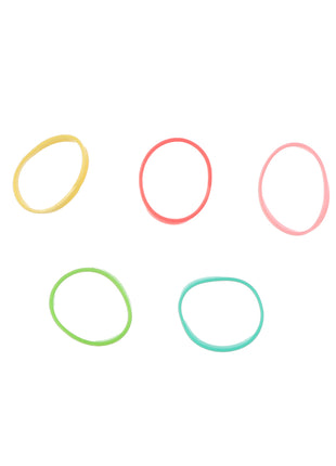 Disposable & Durable Small Rubber Bands (Assorted, 500pcs)