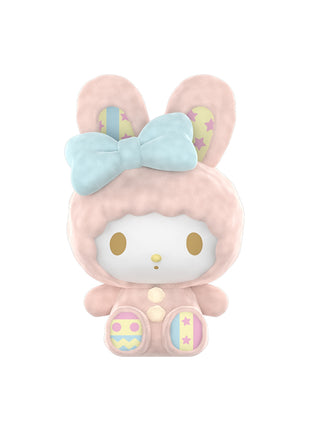 Sanrio Characters Rabbit Series Flock Blind Box Figure Model