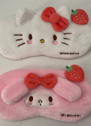 Sanrio characters Strawberry Collection Plush Sleep Mask