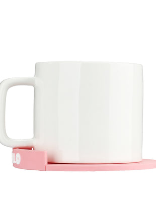 Daisy Minions Collection Ceramic Cup with Cartoon Coaster (390mL) (Pink)