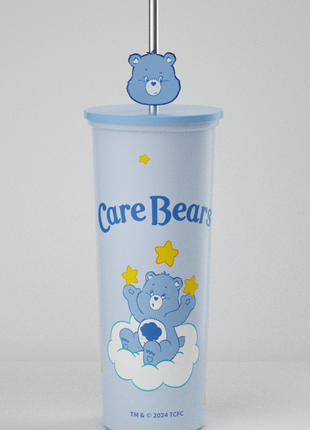 Care Bears Collection Stainless Steel Tumbler with Straw (800mL)(Blue)