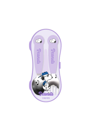 Snoopy Colorful Life Collection Stainless Steel Flatware Set (Fork & Spoon)