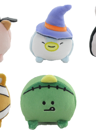 Mini Family Halloween Spooky Night - 4in. Plush Toy (5 Assorted Models) (PDQ)