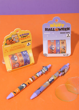 Mini Family Halloween  Spooky Night - Washi Tape (A) (3 Rolls)  PDQ