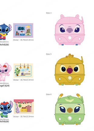 Disney Stitch Collection Motorhome (6 Assorted Models) (PDQ)