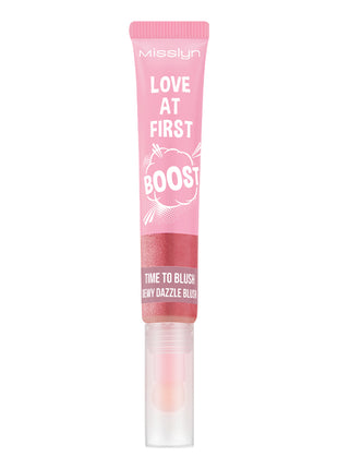 Misslyn LOVE AT FIRST BOOST  Dewy Dazzle Blush 10ml , 04 plump 
it up