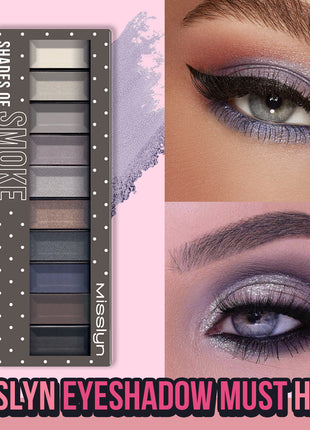 Misslyn Must-have eyeshadow shades 11g , 6 SHADE OF SMOKE