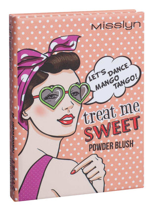Misslyn treat me SWEET POWDER BLUSH 6g , 38 LET'S DANCE MANGO TANGO!