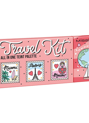 Misslyn TRAVEL KIT ALL IN ONE TEINT PALETTE 4*4g , 1 GLOBETROTTER