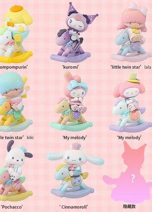 Sanrio Characters Childlike Heart Rocking Horse Series Figure Model