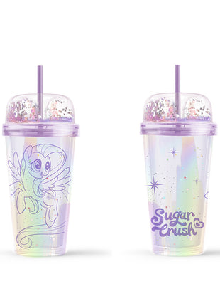 My?Little?Pony?Collection  Double-Wall Water Bottle with Straw 480mL