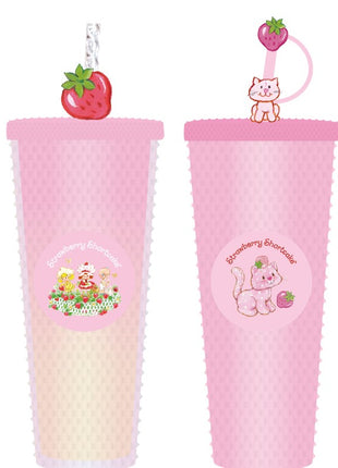 Strawberry Shortcake Collection Studded Tumbler with Straw (700mL)