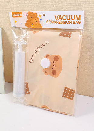 Vacuum compression bag 2pcs 80*100 (including all-plastic hand pump)