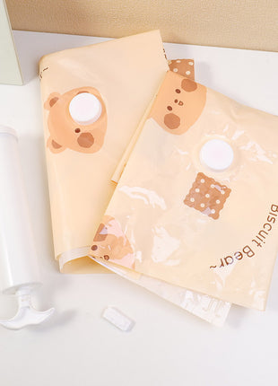 Vacuum compression bag 2pcs 80*100 (including all-plastic hand pump)