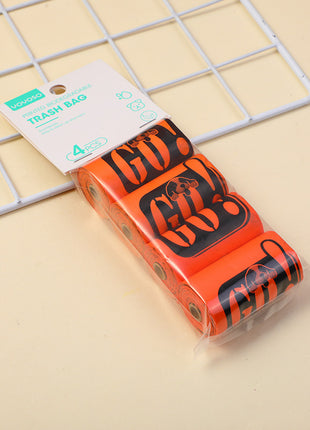 Print GO! 4 degradable garbage bags - orange
