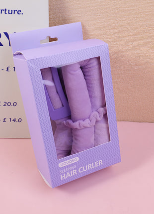 Large intestine scrunchie grip four-piece set of sleep curling irons