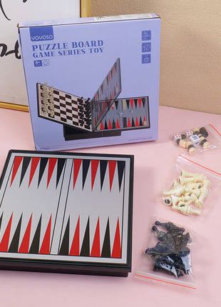 2-in-1 flying chess snake chess with magnetic 5129
