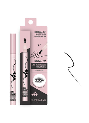 Minimalist Machete-Shaped Liquid Eyeliner Pen(01 Black)