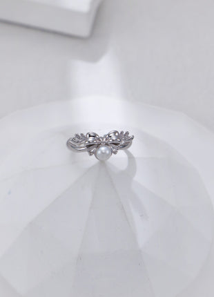 S925 Silver Christmas Pearl Earrings CE0336