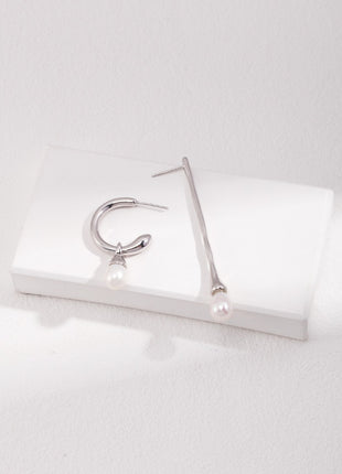 Sterling Silver Pearl AB Earrings E0814