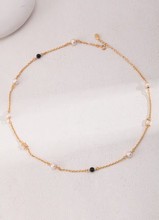 Sterling silver pearl bracelet SL0112-2