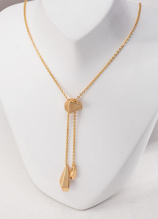 Sterling silver adjustable pearl necklace D0465