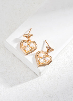 Sterling Silver Pearl Earrings E01121-2