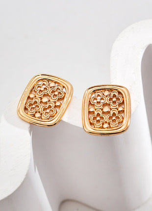 New Chinese Window Grille Earrings E01162