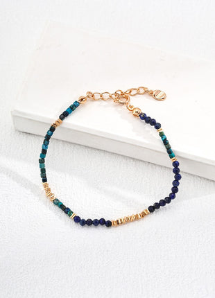 Sterling silver lapis lazuli bracelet SL0145-2