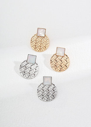 Sterling silver vintage earrings E01197