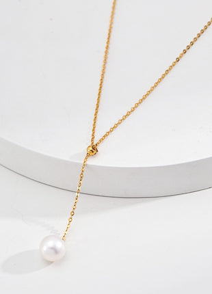 Fashionable K Gold Pearl Necklace kd0002
