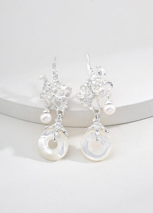 S925 Silver Mother-of-Pearl Earrings E01259