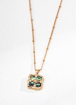 S925 Silver Fantasy Shell Necklace D0616