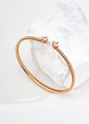 S925 Silver Adjustable Zircon Bracelet S0055
