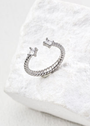 S925 Silver Adjustable Zircon Bracelet S0055