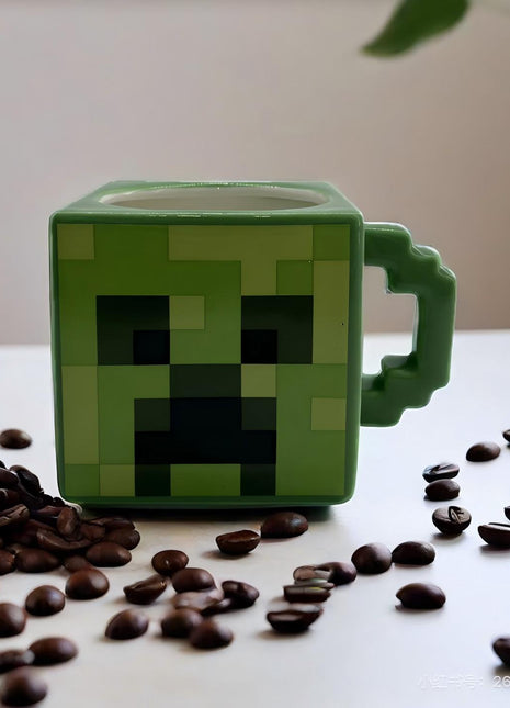 Minecraft Square Ceramic Mug 470mL(Green)