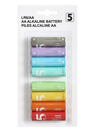AA Alkaline Battery 8 Pack(Colorful)2