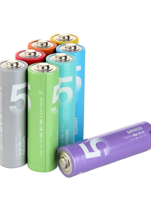 AA Alkaline Battery 8 Pack(Colorful)2