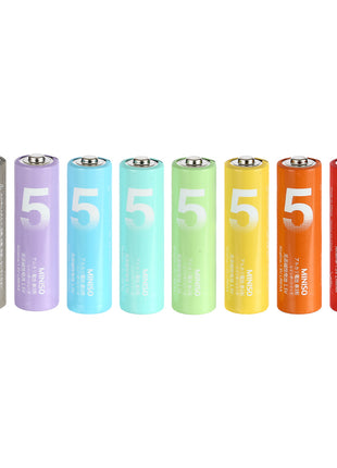 AA Alkaline Battery 8 Pack(Colorful)2