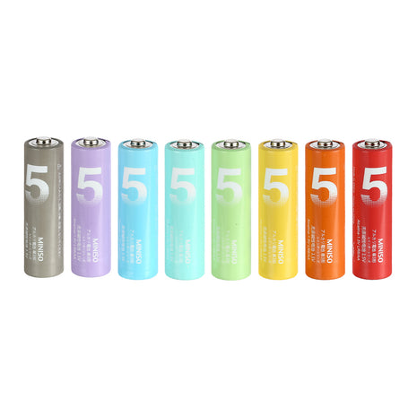 AA Alkaline Battery 8 Pack(Colorful)2