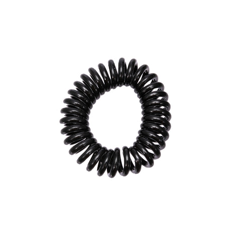 3.5 Black Spiral Hair Ties (6pcs)2
