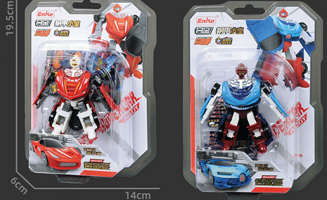 Alloy Transformation Series Racing Car (2 Assorted Models)(Red/Blue)