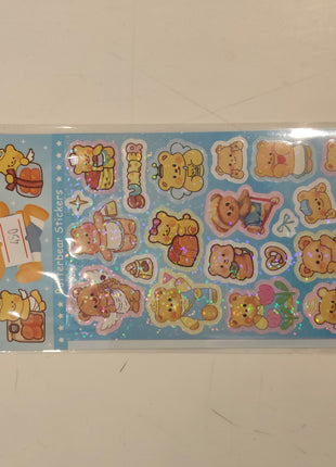 黄油小熊咕卡贴