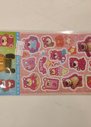 黄油小熊咕卡贴