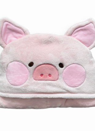 LuLu the Piggy Collection Hooded Blanket