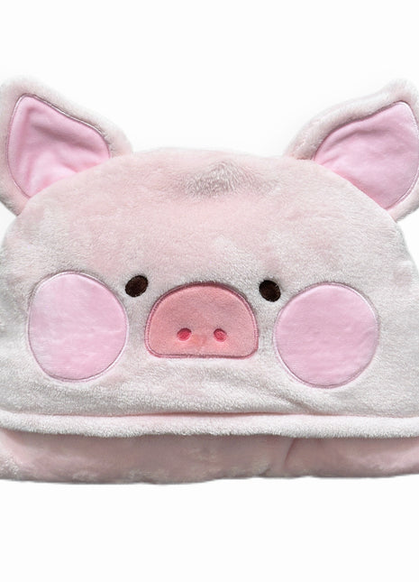 LuLu the Piggy Collection Hooded Blanket