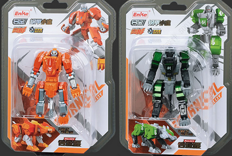 Alloy Transformation Series Steel Armor Beast (2 Assorted Models)(Orange/Green)