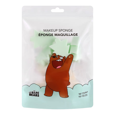 We Bare Bears Makeup Sponge (10 Count)