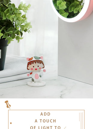 360¡ã Rotating LED Table Mirror2