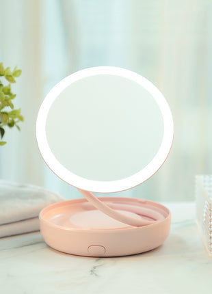 360¡ã Rotating LED Table Mirror2